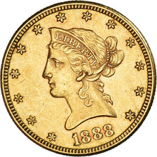 Moneda, Estados Unidos, Coronet Head, $10, Eagle, 1888, U.S. Mint, San