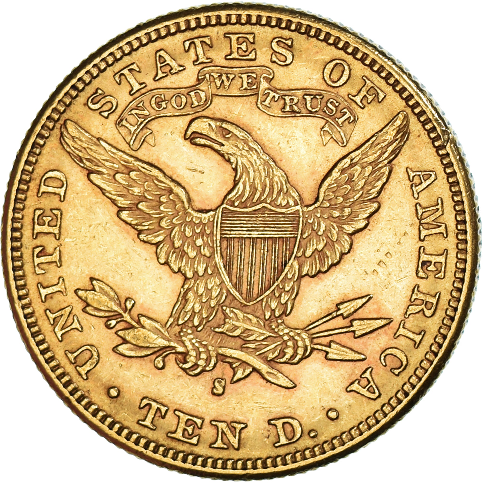 Moneda, Estados Unidos, Coronet Head, $10, Eagle, 1888, U.S. Mint, San