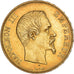 Moneta, Francia, Napoleon III, 100 Francs, 1857, Paris, BB, Oro, KM:786.1