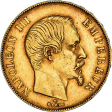 Monnaie, France, Napoleon III, 50 Francs, 1855, Paris, TTB, Or, KM:785.1