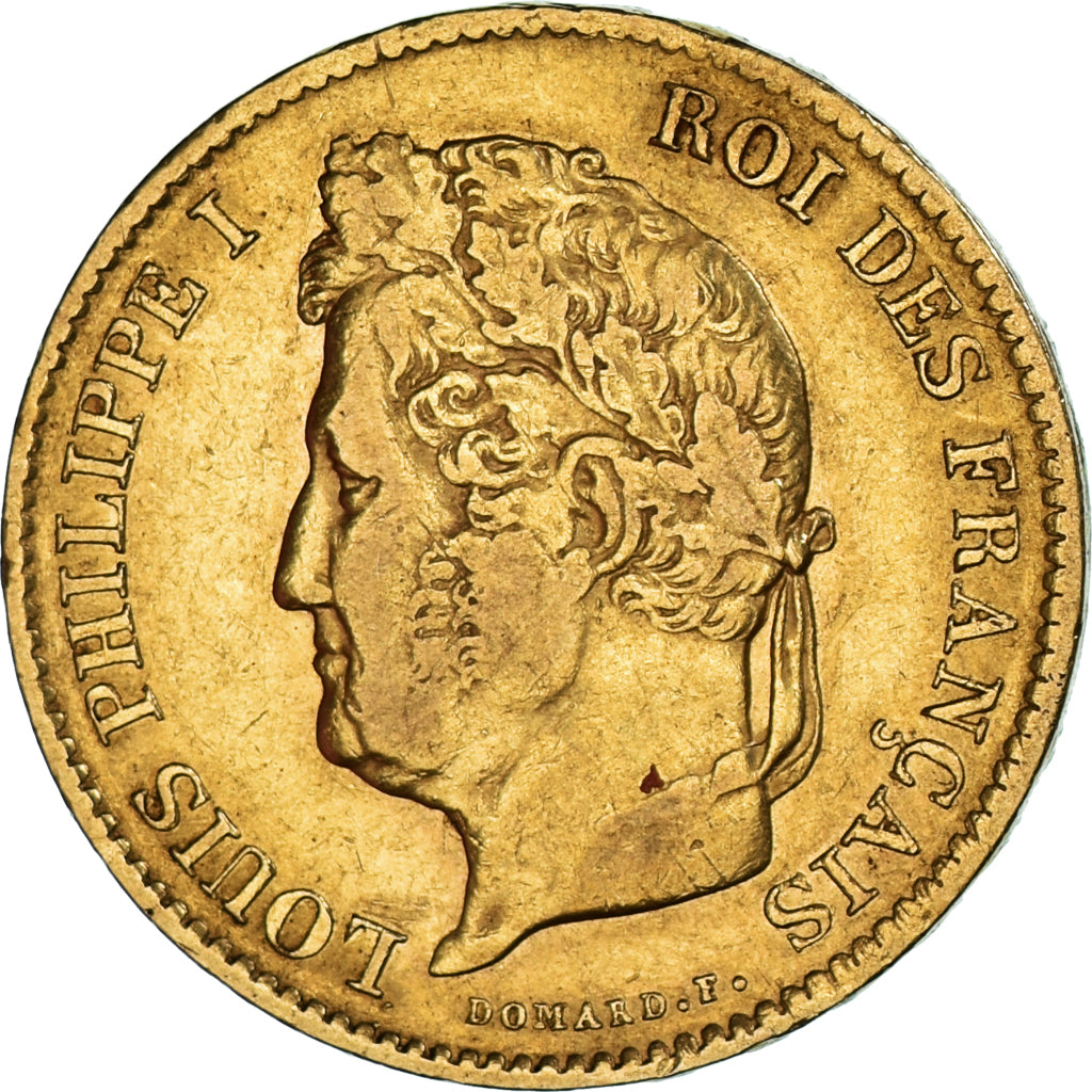 Coin, France, Louis-Philippe, 40 Francs, 1836, Paris, EF(40-45), Gold, KM:747.1