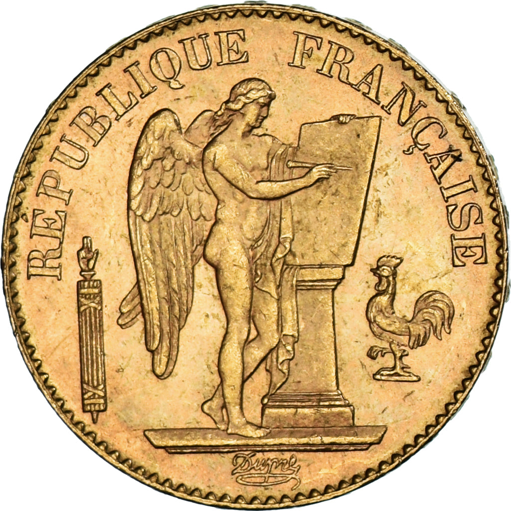 Münze, Frankreich, Génie, 20 Francs, 1890, Paris, UNZ, Gold, KM:825