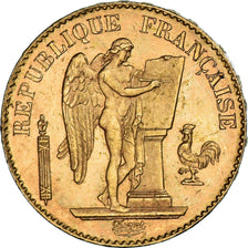 Münze, Frankreich, Génie, 20 Francs, 1890, Paris, UNZ, Gold, KM:825