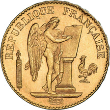 Coin, France, Génie, 20 Francs, 1890, Paris, MS(63), Gold, KM:825, Gadoury:1063