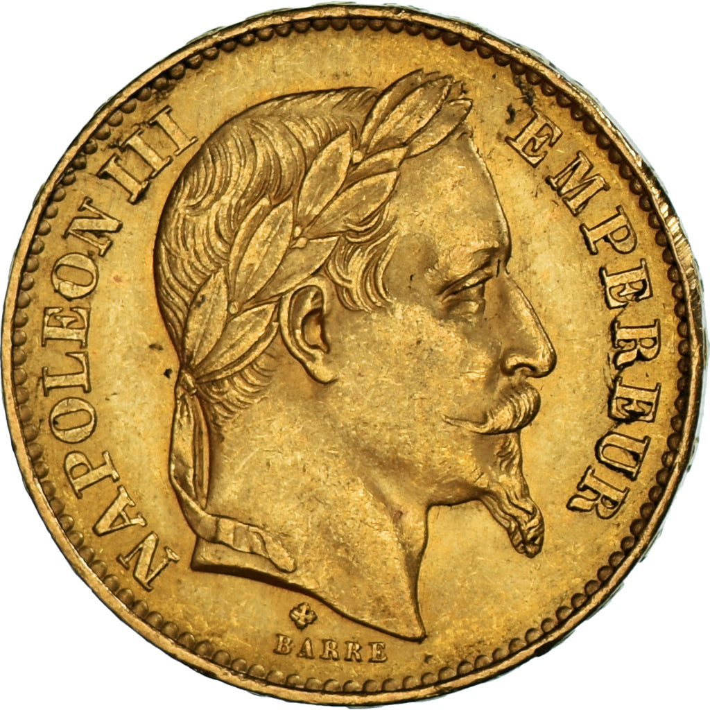 Monnaie, France, Napoléon III, 20 Francs, 1870, Strasbourg, SUP+, Or