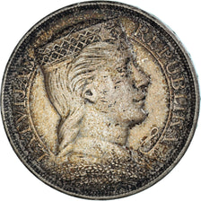 Coin, Latvia, 5 Lati, 1931, AU(50-53), Silver, KM:9