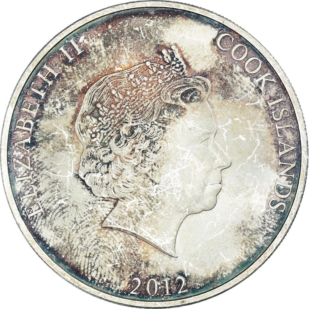 Coin, Cook Islands, Bounty, 1 Dollar, 2012, 1 Oz, AU(55-58), Silver