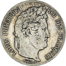 Coin, France, Louis-Philippe, 5 Francs, 1835, Rouen, VF(20-25), Silver