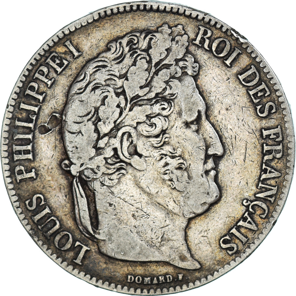 Monnaie, France, Louis-Philippe, 5 Francs, 1840, Rouen, TB, Argent, Gadoury:678