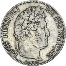 Coin, France, Louis-Philippe, 5 Francs, 1841, Rouen, VF(30-35), Silver