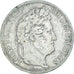Coin, France, Louis-Philippe, 5 Francs, 1842, Strasbourg, VF(20-25), Silver