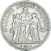 Munten, Frankrijk, Hercule, 5 Francs, 1848, Paris, FR+, Zilver, KM:756.1