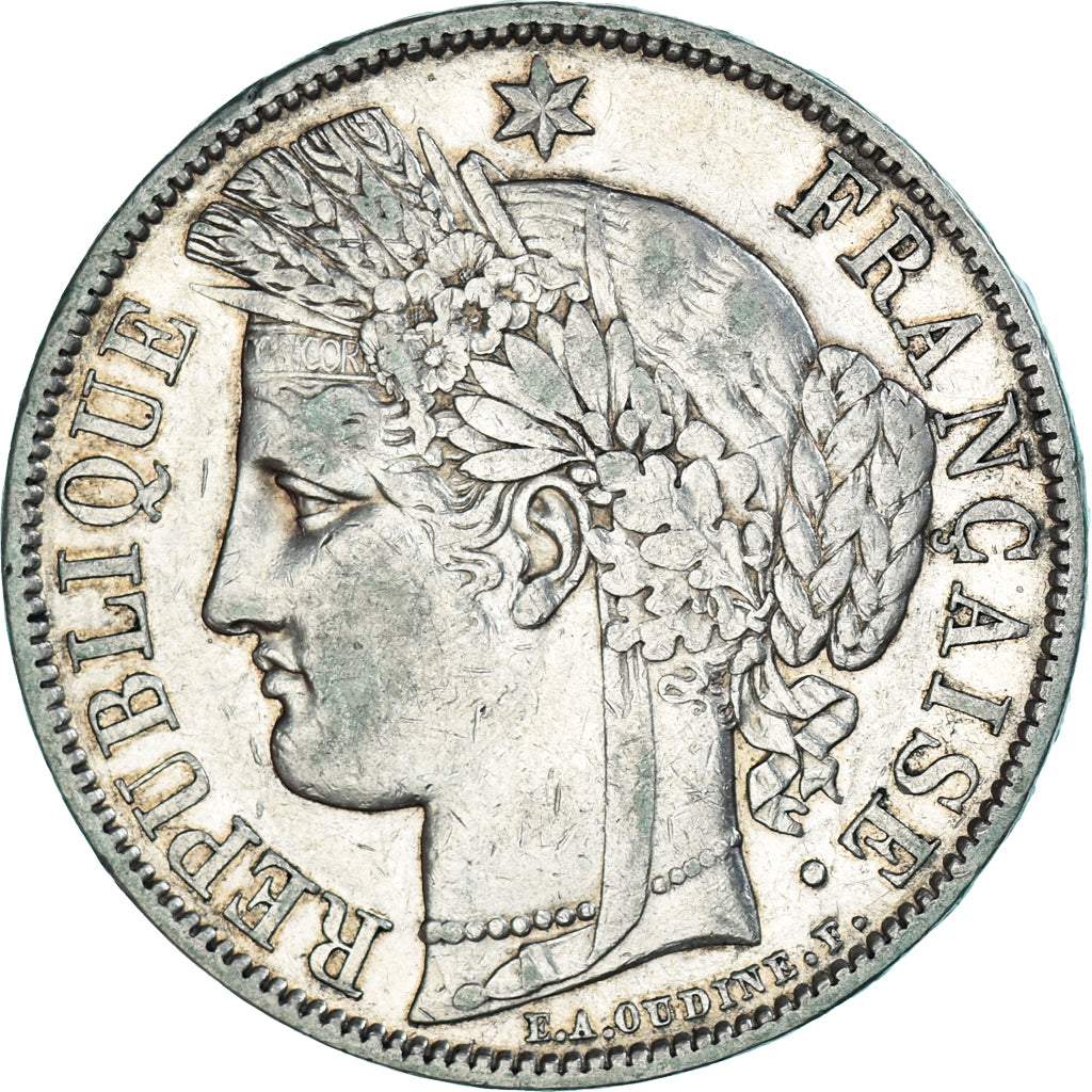 Monnaie, France, Cérès, 5 Francs, 1851, Paris, TTB, Argent, KM:761.1