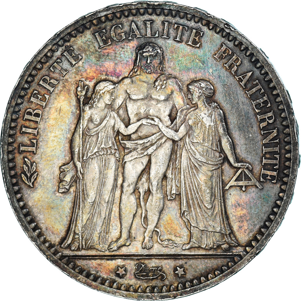 Coin, France, Hercule, 5 Francs, 1873, Paris, AU(55-58), Silver, KM:820.1