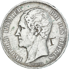 Coin, Belgium, Leopold I, 5 Francs, 5 Frank, 1851, VF(30-35), Silver, KM:17