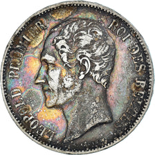 Coin, Belgium, Leopold I, 5 Francs, 5 Frank, 1853, EF(40-45), Silver, KM:17