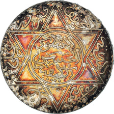 Coin, Morocco, Moulay al-Hasan I, 10 Dirhams, 1881, Paris, AU(50-53), Silver