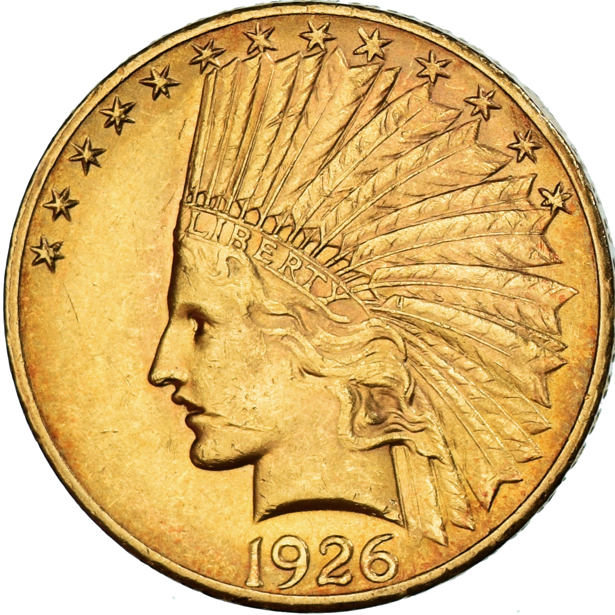 Moneda, Estados Unidos, Indian Head, $10, Eagle, 1926, U.S. Mint, Philadelphia
