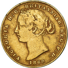 Coin, Australia, Victoria, Sovereign, 1868, Sydney, VF(30-35), Gold, KM:4