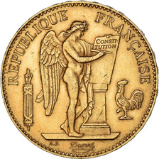Coin, France, Génie, 100 Francs, 1879, Paris, AU(50-53), Gold, KM:832