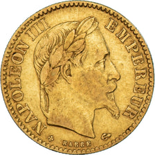 Monnaie, France, Napoleon III, 10 Francs, 1864, Strasbourg, TB+, Or