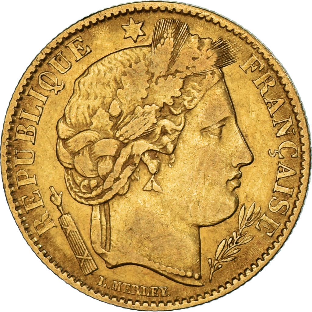 Munten, Frankrijk, Cérès, 10 Francs, 1851, Paris, FR+, Goud, KM:770