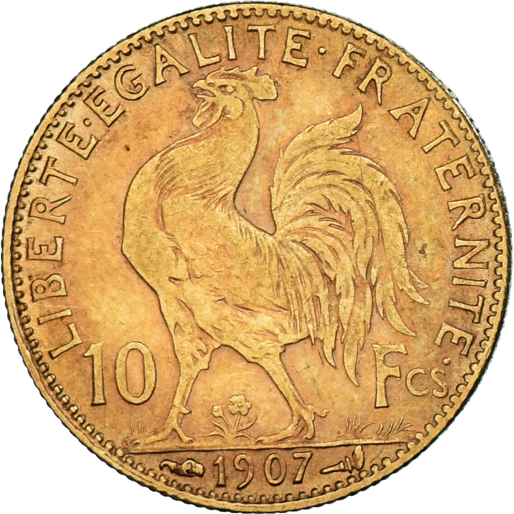 Monnaie, France, Marianne, 10 Francs, 1907, Paris, TTB, Or, Gadoury:1017, KM:846