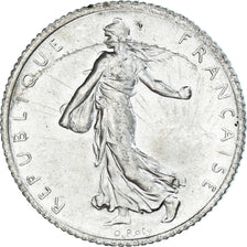 Moeda, França, Semeuse, Franc, 1916, Paris, MS(63), Prata, KM:844.1
