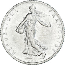 Coin, France, Semeuse, Franc, 1916, Paris, MS(65-70), Silver, KM:844.1