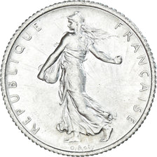 Moneta, Francja, Semeuse, Franc, 1917, Paris, MS(65-70), Srebro, KM:844.1