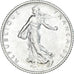 Moneta, Francja, Semeuse, Franc, 1917, Paris, MS(65-70), Srebro, KM:844.1