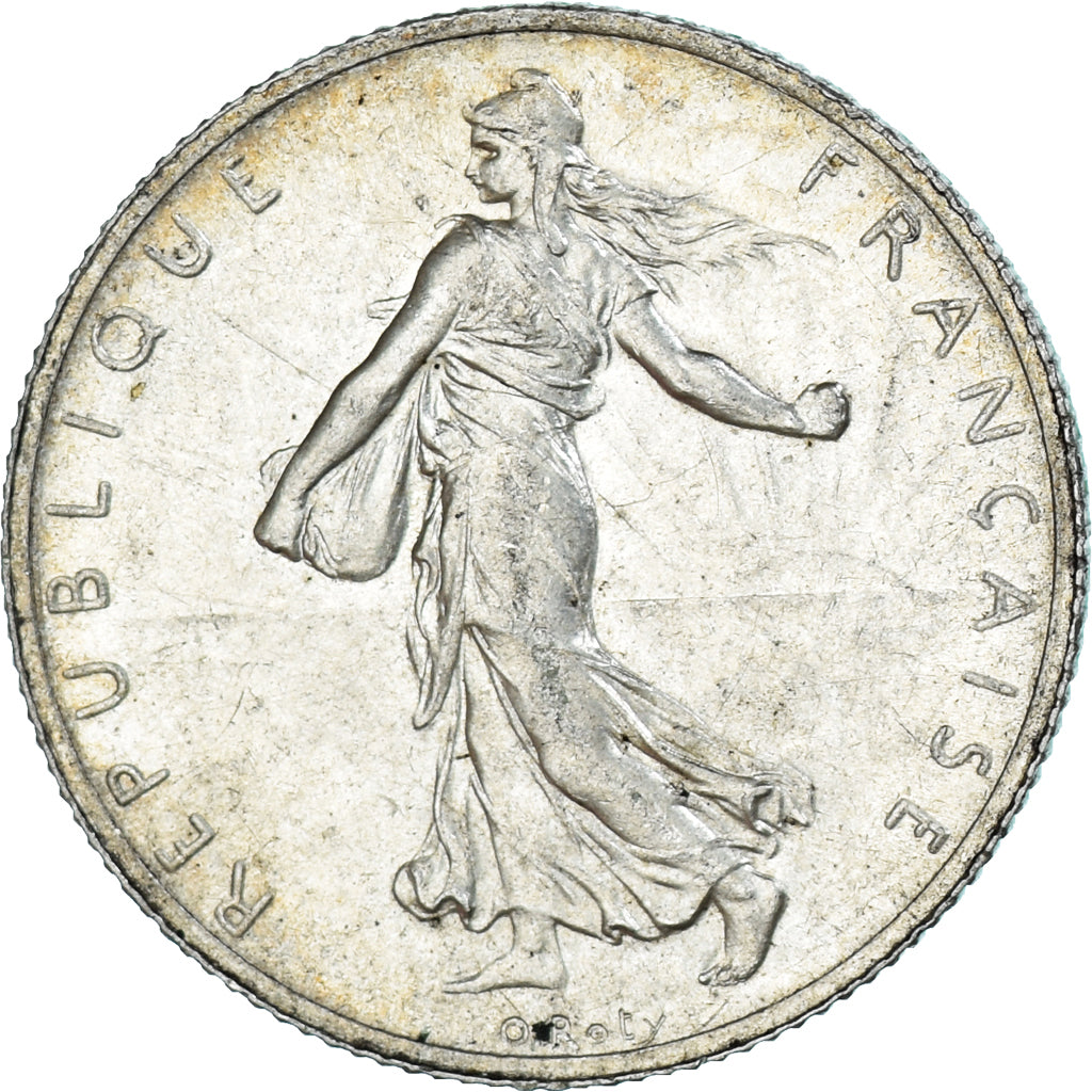 Coin, France, Semeuse, 2 Francs, 1914, Paris, MS(60-62), Silver, KM:845.1