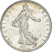 Coin, France, Semeuse, 2 Francs, 1917, Paris, MS(63), Silver, KM:845.1