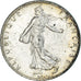 Coin, France, Semeuse, 2 Francs, 1917, Paris, MS(63), Silver, KM:845.1