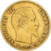 Moeda, França, Napoleon III, 5 Francs, 1859, Strasbourg, VF(30-35), Dourado