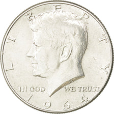 UNITED STATES, Kennedy Half Dollar, Half Dollar, 1964, U.S. Mint, KM #202,...
