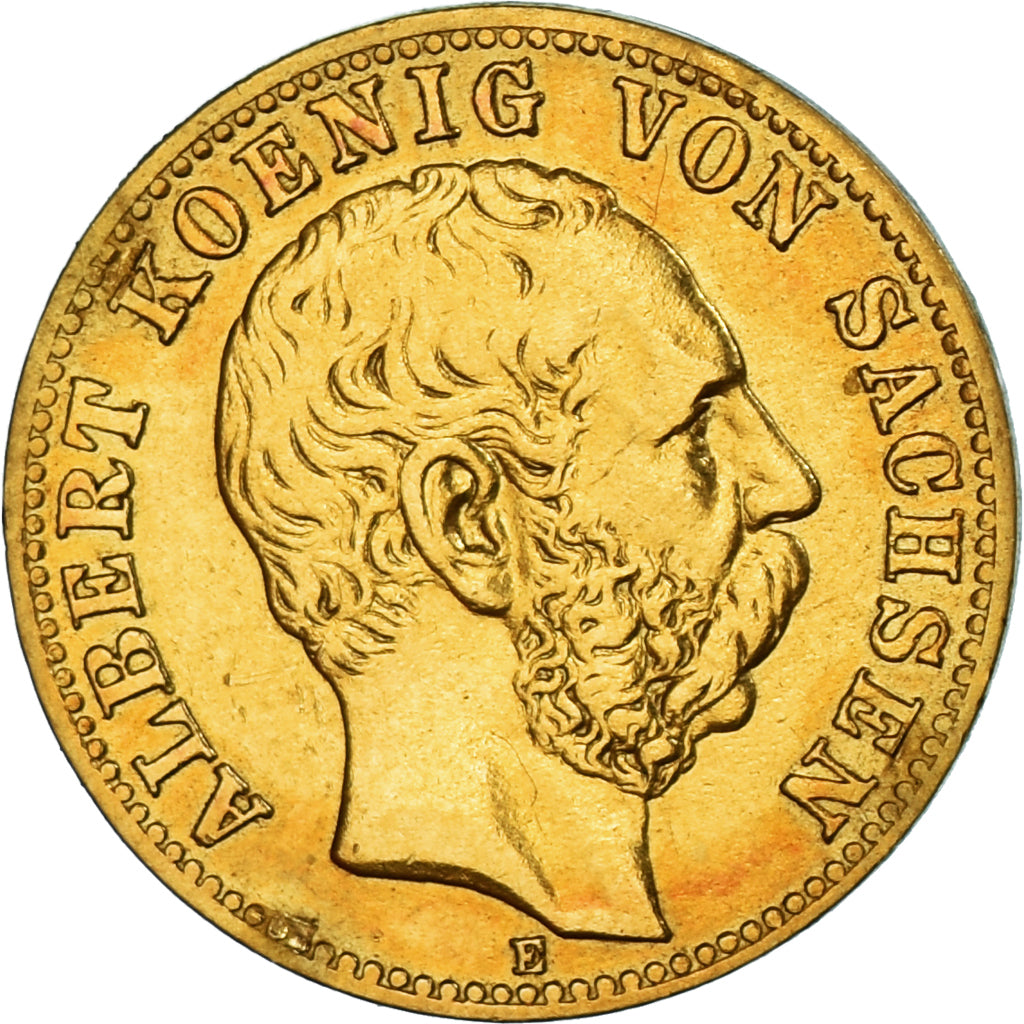 Moneta, Stati tedeschi, WURTTEMBERG, Karl I, 10 Mark, 1877, Freudenstadt, MB+