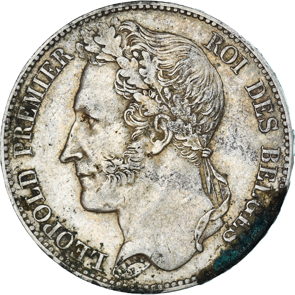 Coin, Belgium, Leopold I, 5 Francs, 5 Frank, 1848, EF(40-45), Silver, KM:3.2
