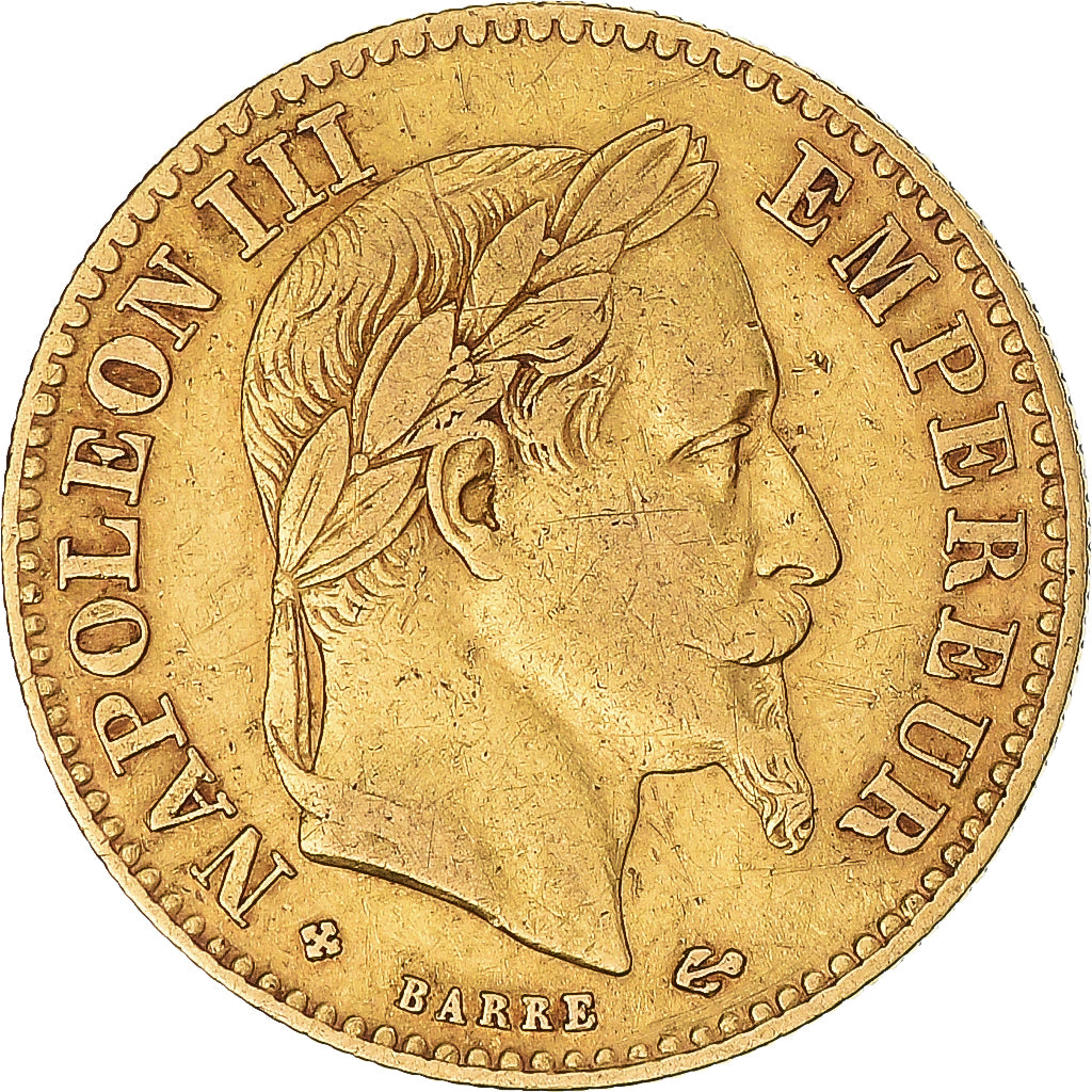 Coin, France, Napoleon III, 10 Francs, 1862, Strasbourg, Hybrid issue