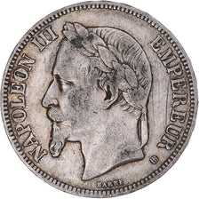 Coin, France, Napoléon III, 5 Francs, 1870, Strasbourg, VF(30-35), Silver