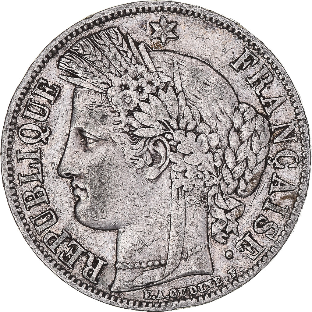 Monnaie, France, Cérès, 5 Francs, 1851, Paris, TTB, Argent, KM:761.1