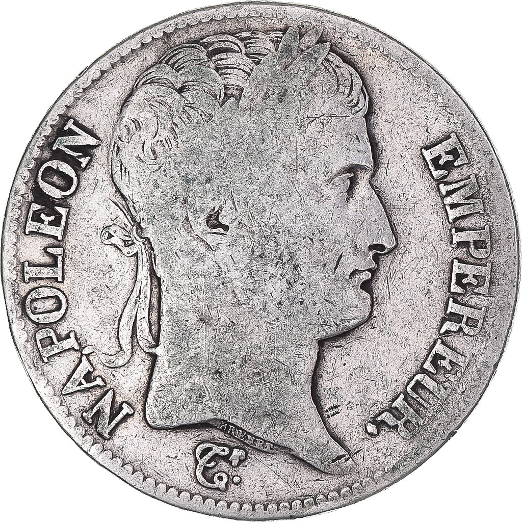 Coin, France, Napoléon I, 5 Francs, 1808, Paris, VF(20-25), Silver, KM:686.1