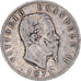 Coin, Italy, Vittorio Emanuele II, 5 Lire, 1871, Milan, VF(20-25), Silver
