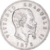 Münze, Italien, Vittorio Emanuele II, 5 Lire, 1875, Milan, S+, Silber, KM:8.3