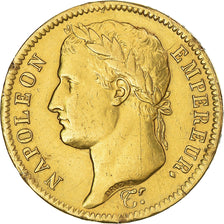 Munten, Frankrijk, Napoleon I, 40 Francs, 1811, Paris, ZF, Goud, KM:696.1