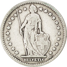Coin, Switzerland, Franc, 1909, Bern, VF(30-35), Silver, KM:24