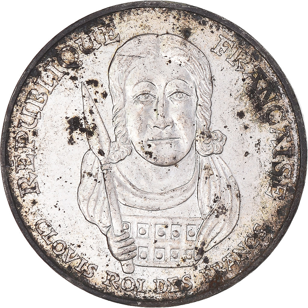 Coin, France, Clovis, 100 Francs, 1996, EF(40-45), Silver, KM:1180, Gadoury:953