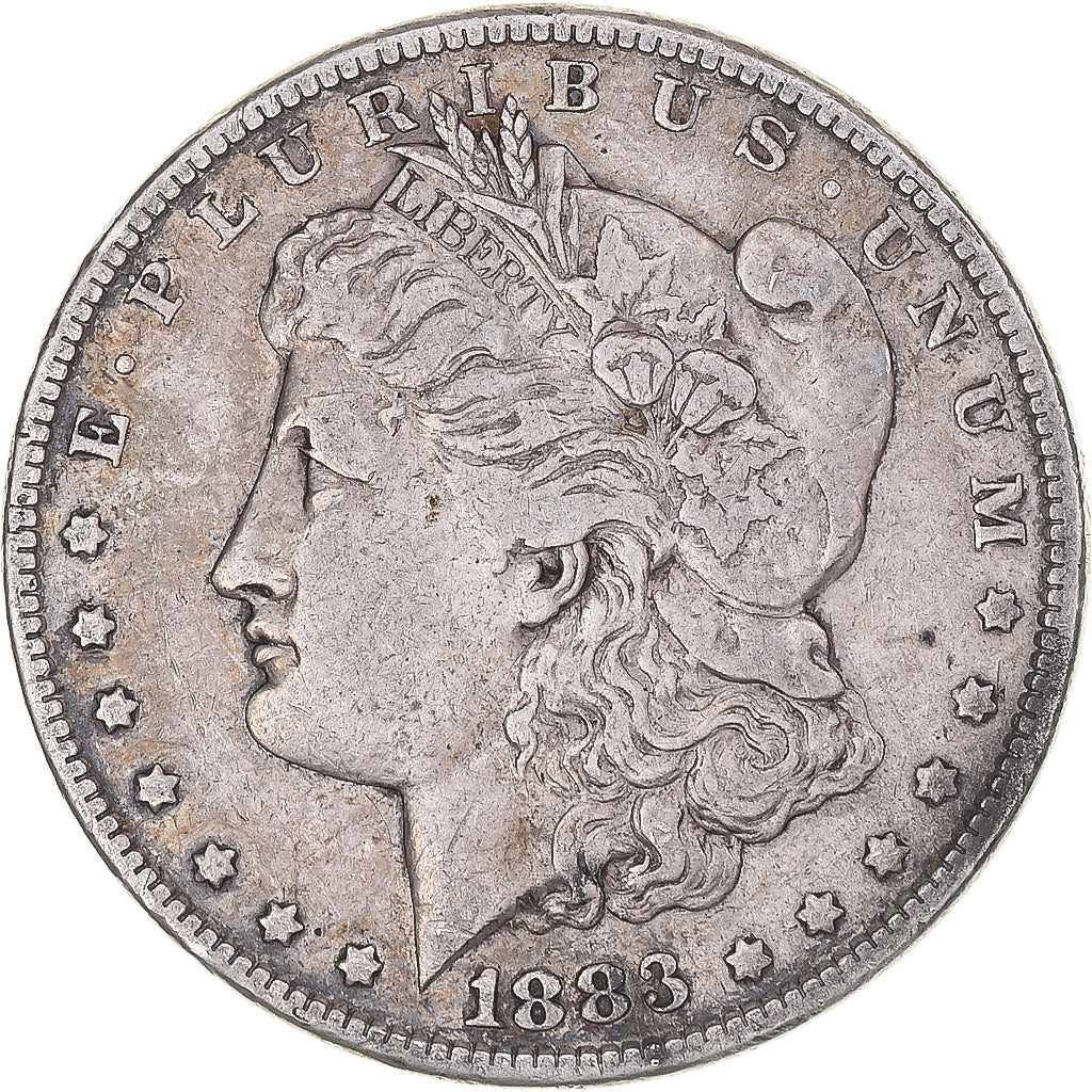 Coin, United States, Morgan Dollar, Dollar, 1883, U.S. Mint, Philadelphia