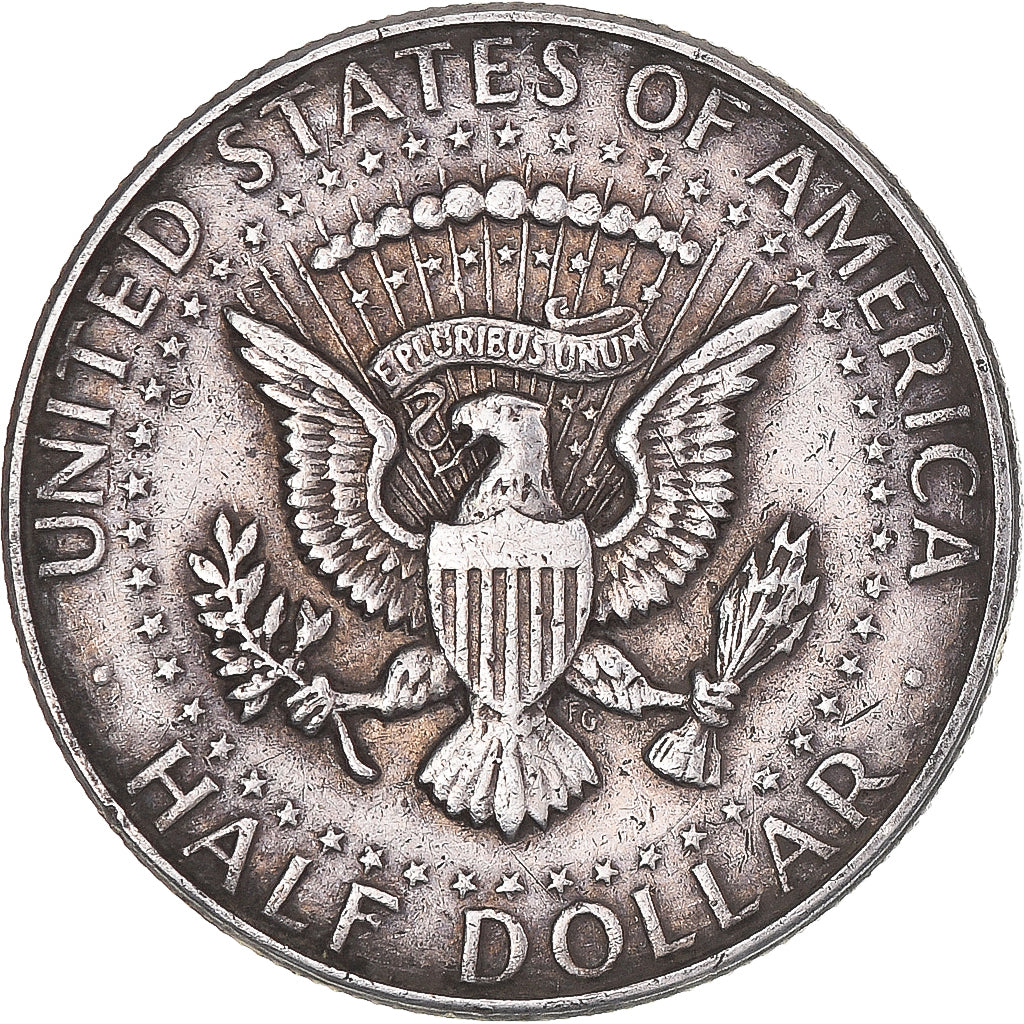 Coin, United States, Kennedy Half Dollar, Half Dollar, 1964, U.S. Mint