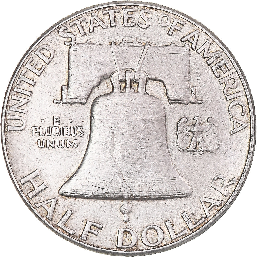 Monnaie, États-Unis, Franklin Half Dollar, Half Dollar, 1961, U.S. Mint